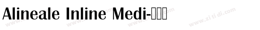 Alineale Inline Medi字体转换
